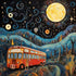 Colorful Starry Night Diamond Painting